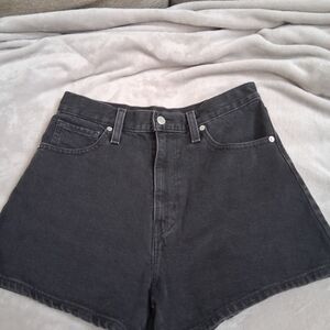 Levi's Charcoal Jean Shorts